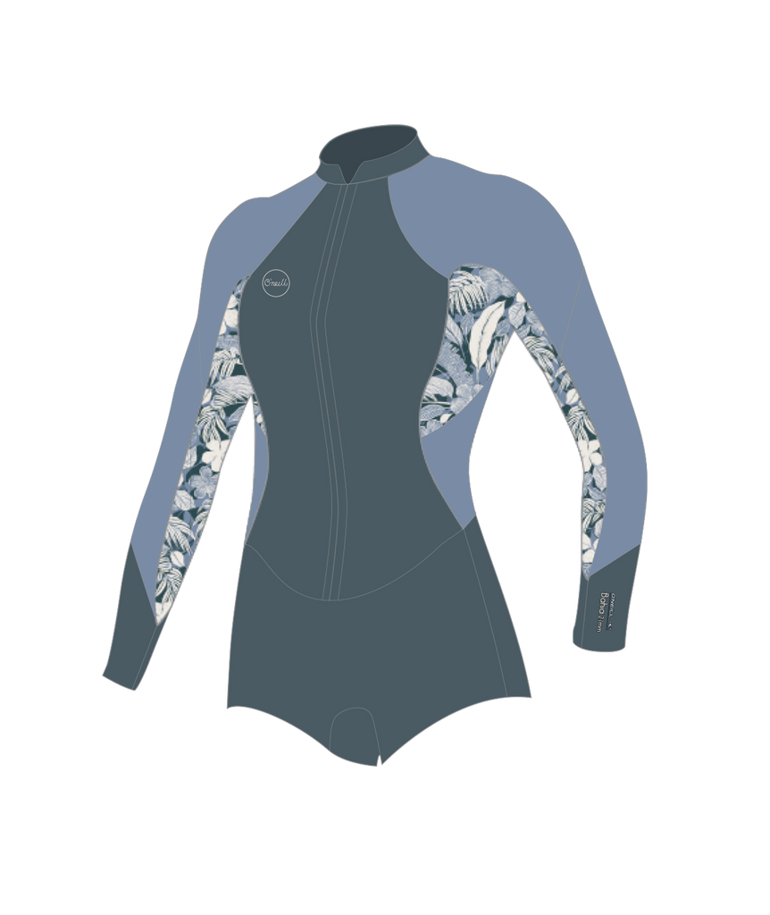 O'NEILL - BAHIA 2/1 FRONT ZIP L/S SHORT SPRING