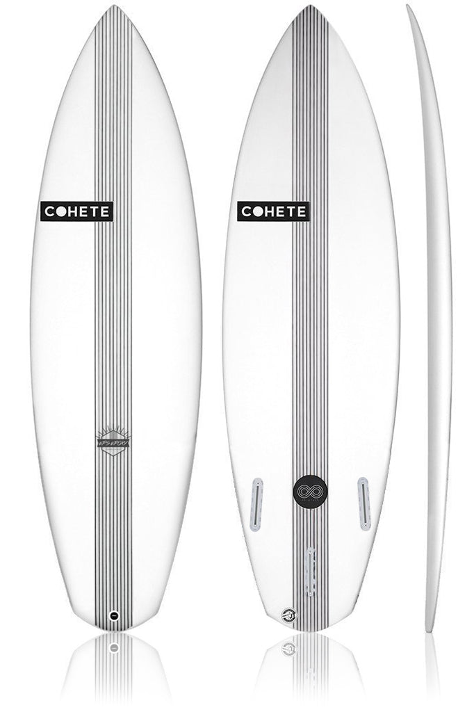 Cohete Surfboards Shortboard Whiplash Carbon Stringer surfing surf Greece FCS2