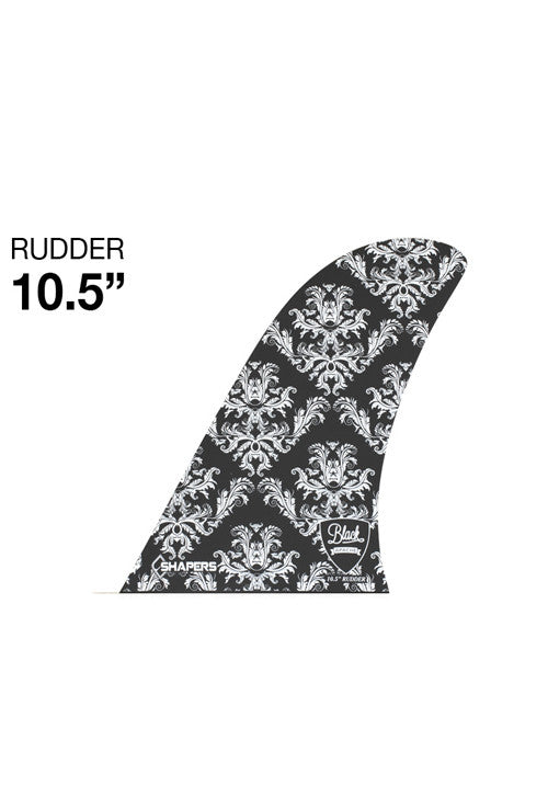 SHAPERS - 10.5" RUDDER BLACK